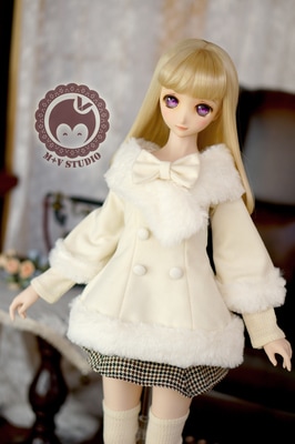 AF6407【mu】1/3DD（L/M）用コート（2色あり）