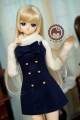 AF6527【mu】DD（L/M）用洋服3点セット（紺）|女の子カジュアル服|◆ドール洋服（種類別）