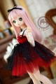 AF6657【mu】MSD、MDD用洋服4点セット|女の子カジュアル服|◆ドール洋服（種類別）