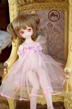 AF6760【mu】1/4MDD/MSD用ベビードール3点セット
