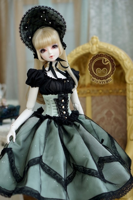 AF6824【mu】1/3DD（L/M/S），SDGr女，SD16女用洋服7点セット