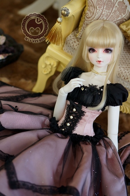 AF6825【mu】1/3DD（L/M/S），SDGr女，SD16女用洋服7点セット