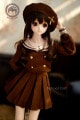 AF7145【mu】DD（L/M/S）用洋服4点セット|女の子カジュアル服|◆ドール洋服（種類別）