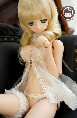 AF7419【mu】1/3SD16，SDGR， DD（L/M）用ベビードール4点セット