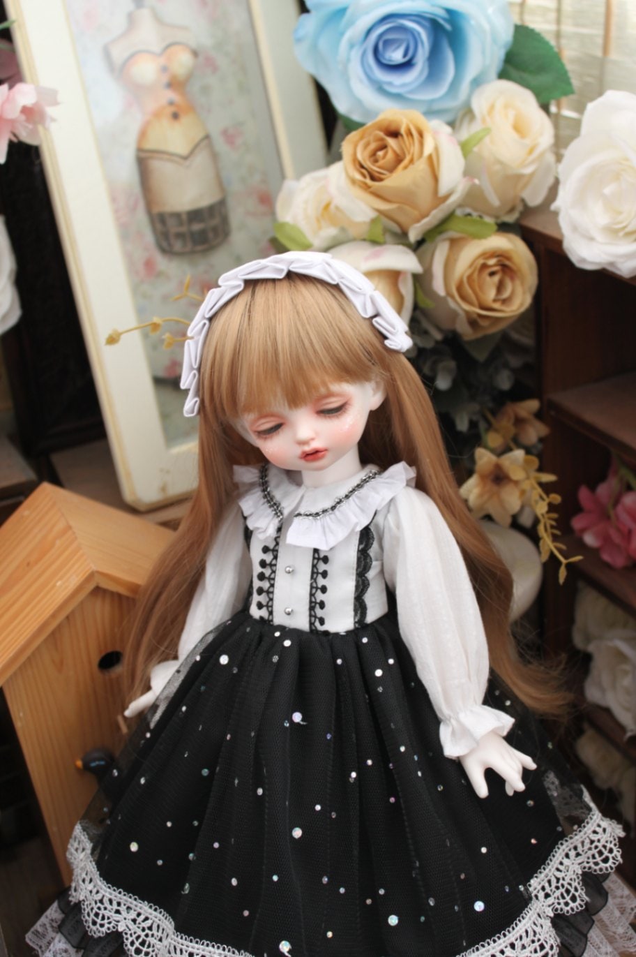 AF9623【Xmya】1/3Blythe,SD/DD,MSD,幼SD洋服2点セット