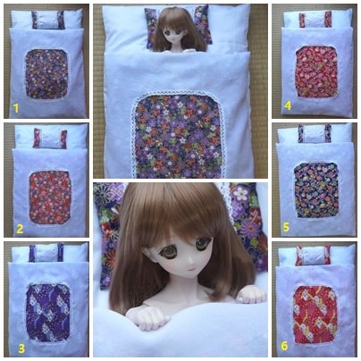 KM1495【SEN】1/3女用ド－ル布団など5点セット