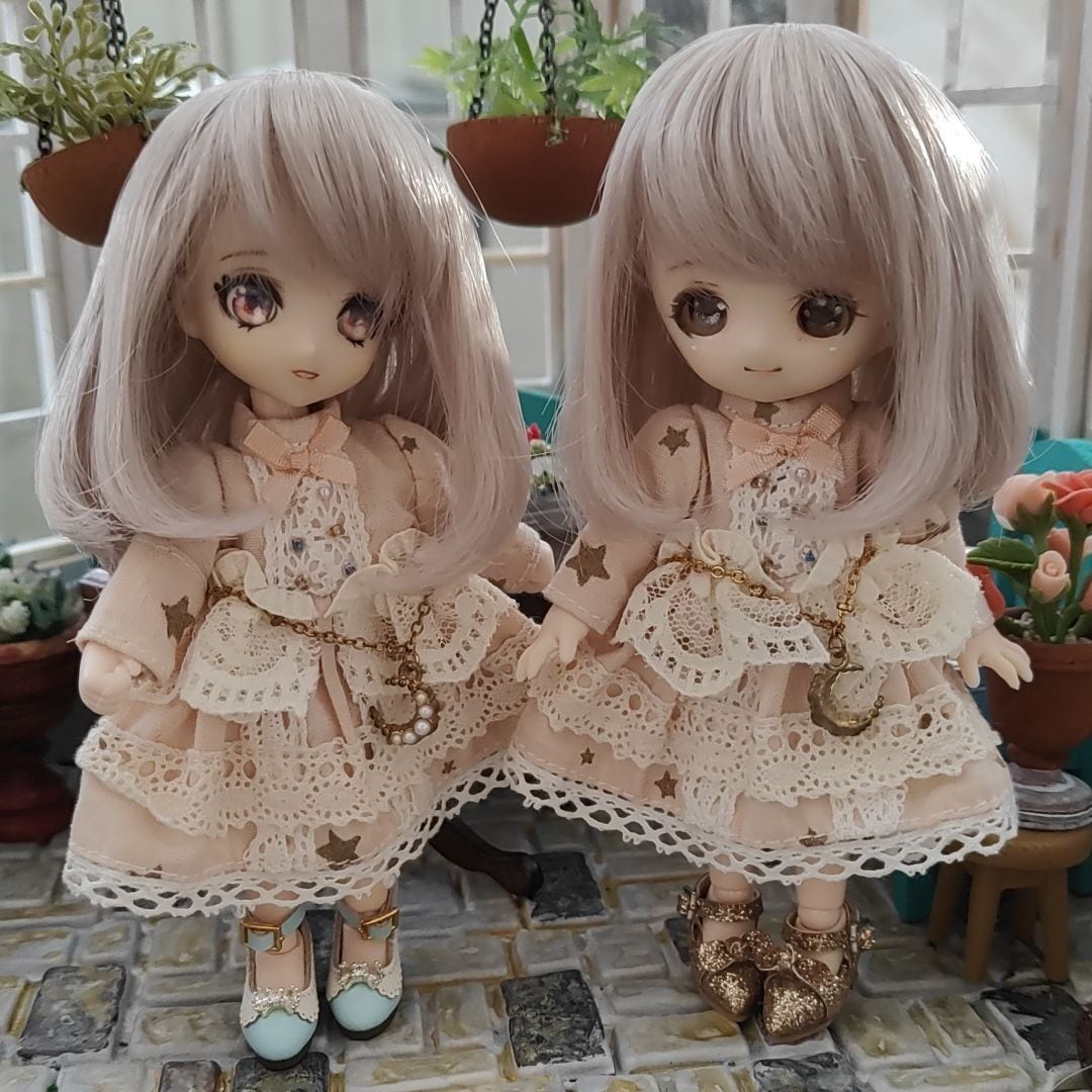 U-1282【sen】オビツ11用ウィッグ（4～4.5インチ）