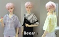 AF9640【Bears】MSD, SD女，1/3,  70cm ド-ル用シャツ|ワンピ/シャツ/ブラウス/セーター|◆ドール洋服（種類別）