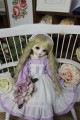 AF9692【Xmya】Blythe,SD/DD,MSD,幼SD洋服2点セット|ドレス|◆ドール洋服（種類別）