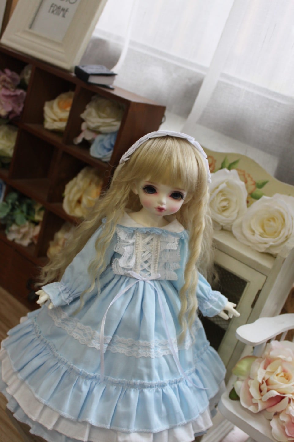 AF9697【Xmya】1/3Blythe,SD/DD,MSD,幼SD洋服2点セット