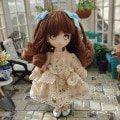 U-1292【sen】オビツ11用ウィッグ(4〜4.5インチ)