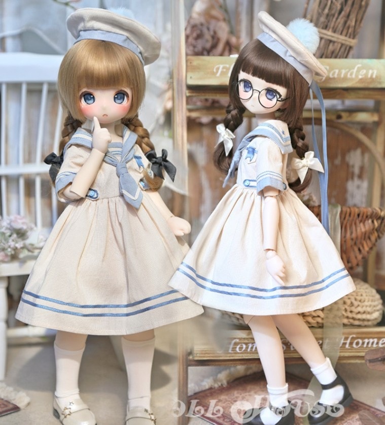 AF9825【bluebban】1/4MSD,MDD用洋服5点セット