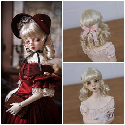 即納品(ウィッグ)U-4136【B.T】 MSD用ウィッグ