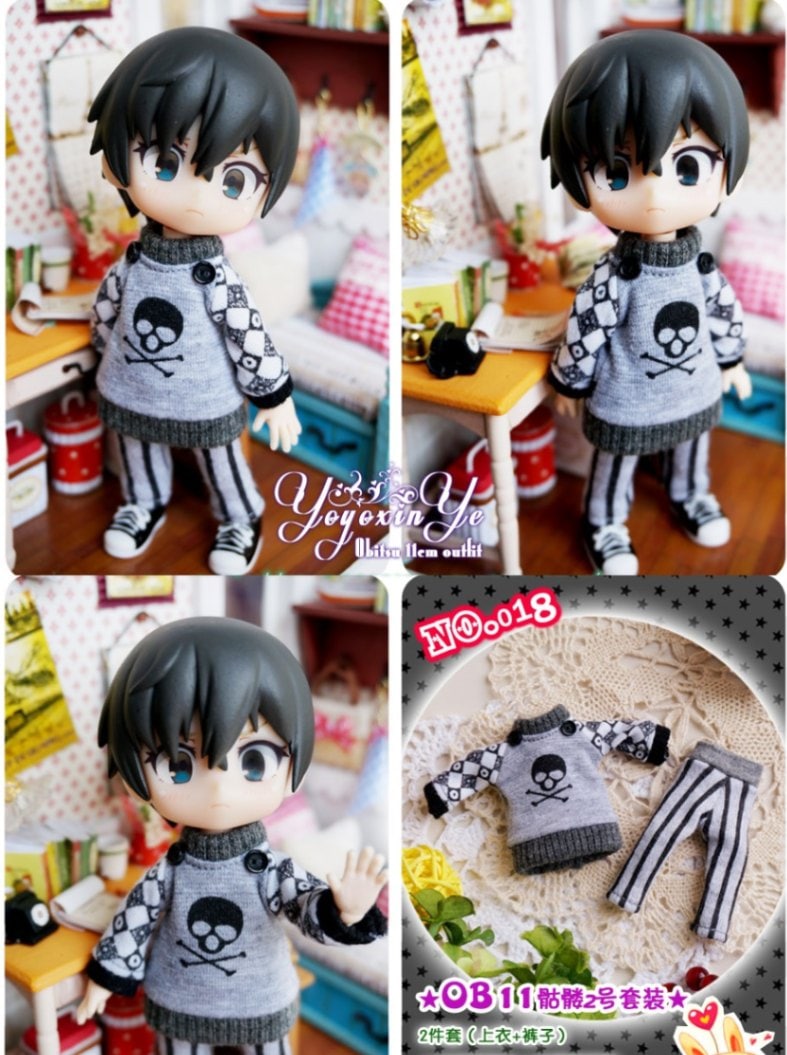 M0250【Y.U】OB11用洋服2点セット