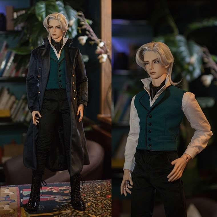 AF9921【KAMI ZONE】1/3SD17，７０ｃｍ以上ド－ル用洋服5点セット