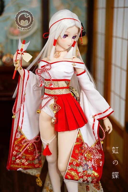 即納品AF8630【mu】1/3DD(L/M)用洋風女巫着物10点セット(仮面/手鈴付き)