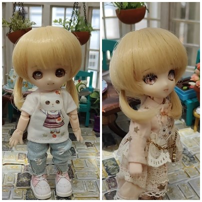 U-1298【sen】オビツ11用ウィッグ（11.5cm）