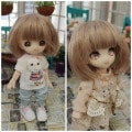 U-1301【sen】オビツ11用ウィッグ(4〜4.5インチ 11.5cm)