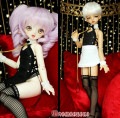 AF9967【MOMO】MDD、MSD用洋服6点セット|女の子カジュアル服|◆ドール洋服（種類別）