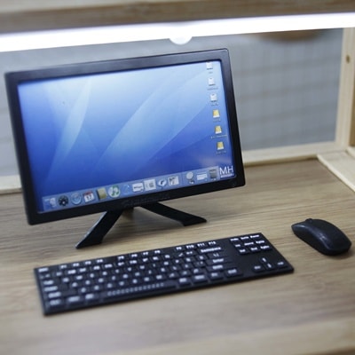 KM1604【MH】1/4，1/3ドール用道具パソコン3点セット