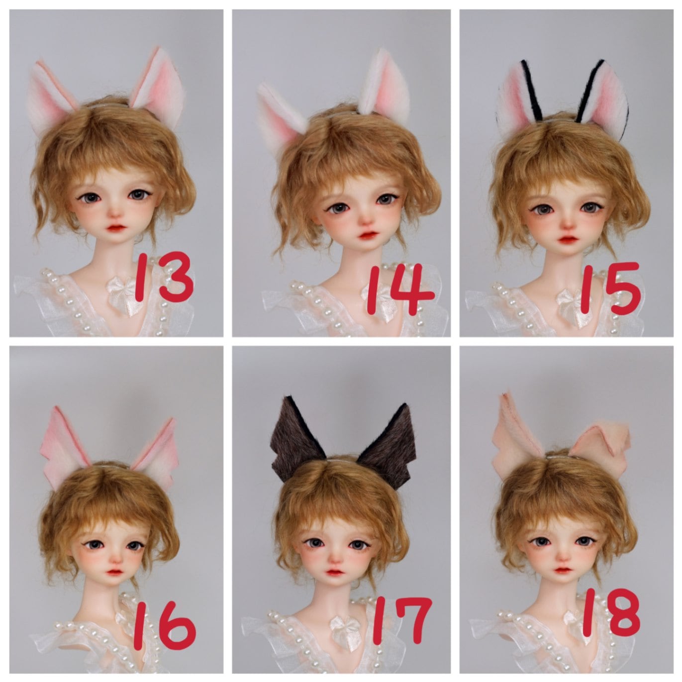 KM1608【SEN】1/6,1/4,1/3ド-ル用カチューシャ