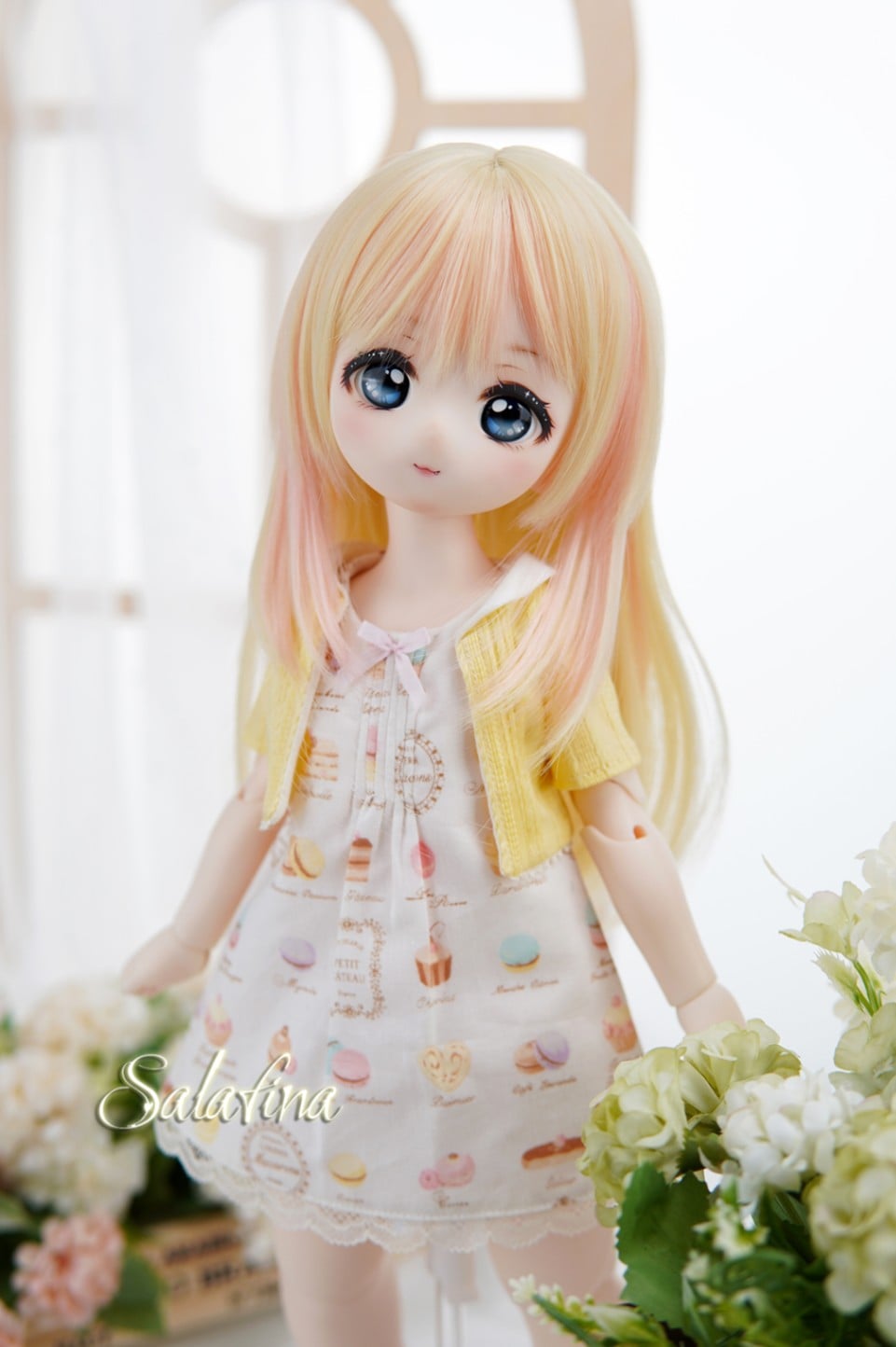 U-4189【SALA】1/3MSD，SD/DD(頭囲18~23cm)用ウィッグ | ◇ドール