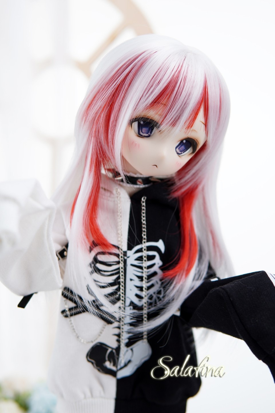 U-4190【SALA】1/3MSD，SD/DD(頭囲18~23cm)用ウィッグ