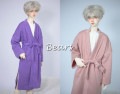 AF10020【Bears】MSD, SD女，1/3,  70cm ド-ル用バスローブ|ワンピ/シャツ/ブラウス/セーター|◆ドール洋服（種類別）