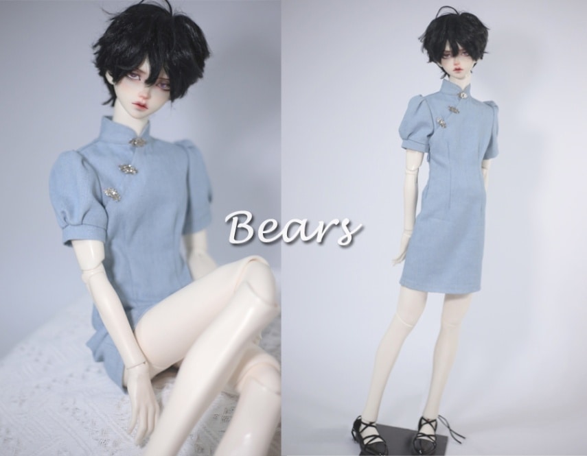 AF10024【Bears】1/4MSD, SDGR女，1/3,  70cm ド-ル用チャイナードレス