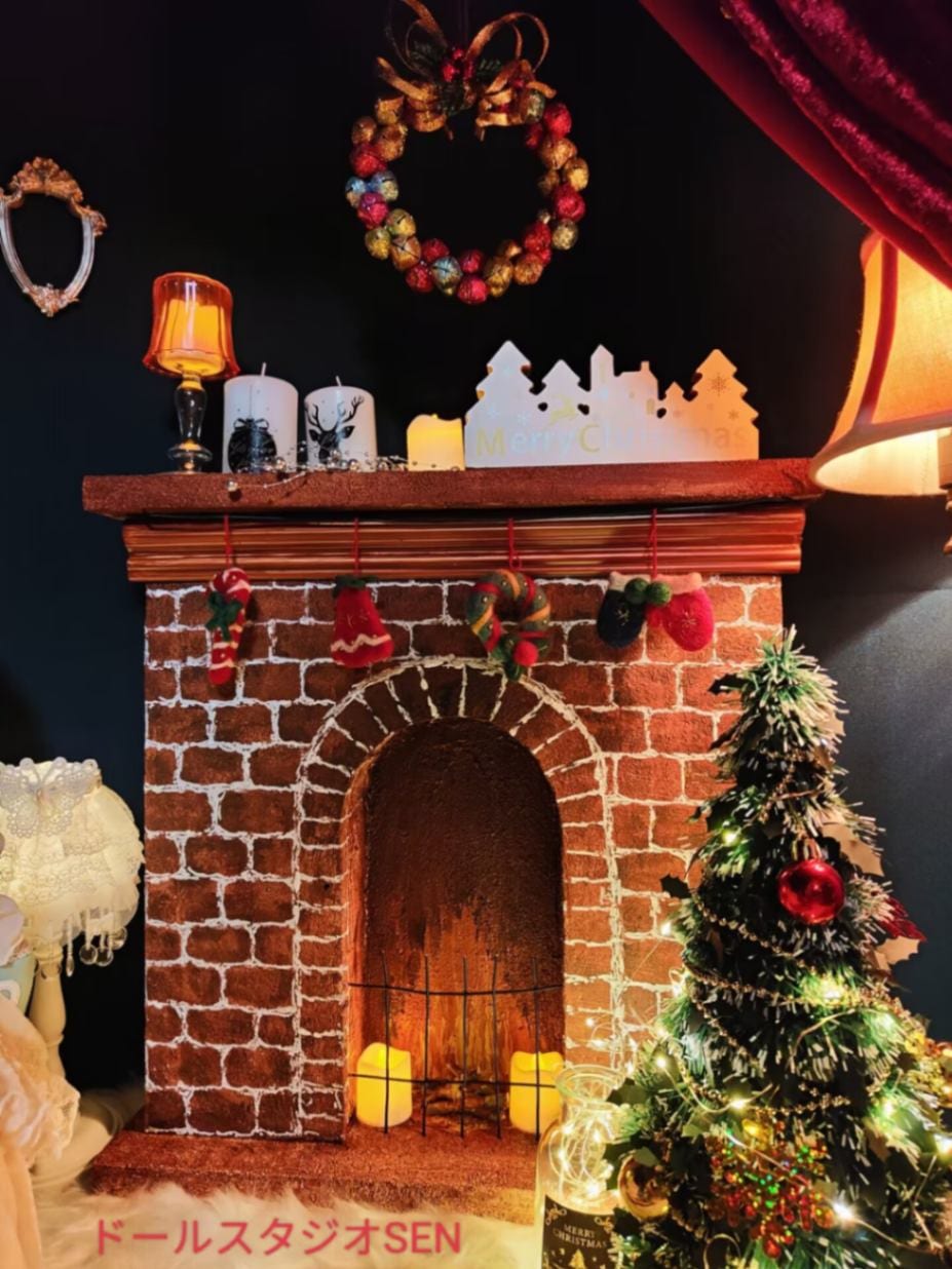 KM1622【SEN】1/3ドール用家具（暖炉）