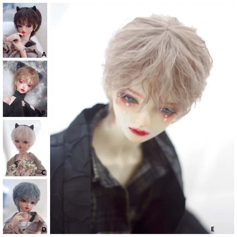 即納品(ウィッグ)U-4209（E/1/4サイズ頭囲18~19cm)