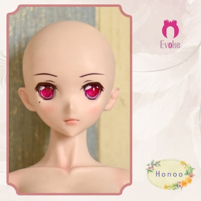 ED-Head-Honoo【Evoke Doll】シリコン制1/3ドールヘッド（Honoo）