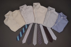 km1632【keke】1/3★MSD,SD少年，SD13，SD17，70ｃｍ以上ド－ル用ネクタイ＆シャツ2点セット