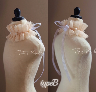 KM1657【TATA】★1/4,1/3ドール用襟