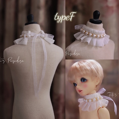 KM1661【TATA】★1/4,1/3ドール用襟