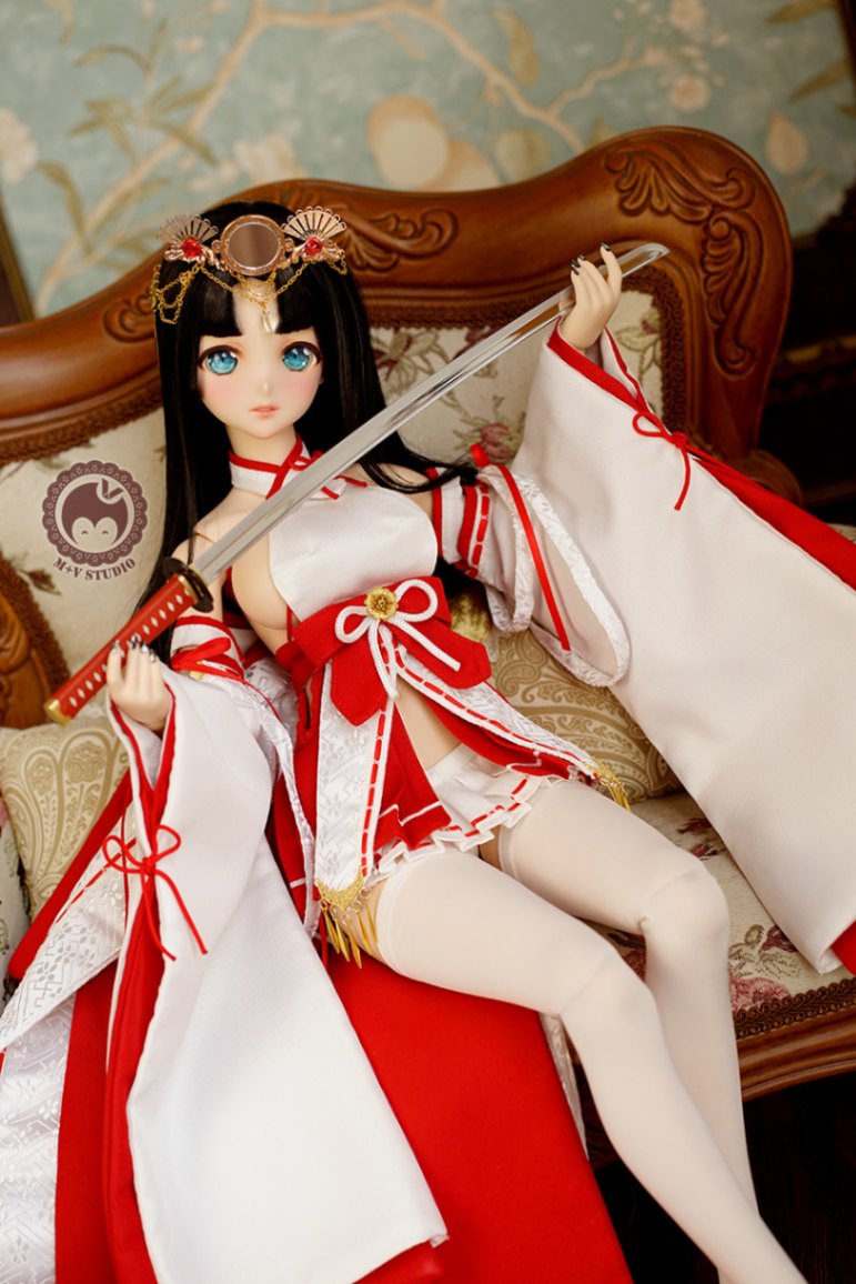 AF10125【mu】1/3DD(L/M)/DDDY用洋風女巫着物9点セット（限定）