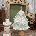 AF10222【Xmya】Blythe,SD/DD,MSD,幼SD洋服2点セット|ドレス|◆ドール洋服（種類別）