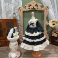 AF10224【Xmya】Blythe,SD/DD,MSD,幼SD洋服2点セット|ドレス|◆ドール洋服（種類別）