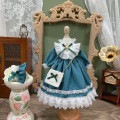 AF10227【Xmya】Blythe,SD/DD,MSD,幼SD洋服2点セット|ドレス|◆ドール洋服（種類別）