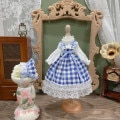 AF10235【Xmya】Blythe,SD/DD,MSD,幼SD洋服2点セット|ドレス|◆ドール洋服（種類別）