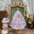AF10239【Xmya】Blythe,SD/DD,MSD,幼SD洋服2点セット|ドレス|◆ドール洋服（種類別）