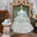 AF10240【Xmya】Blythe,SD/DD,MSD,幼SD洋服2点セット|ドレス|◆ドール洋服（種類別）