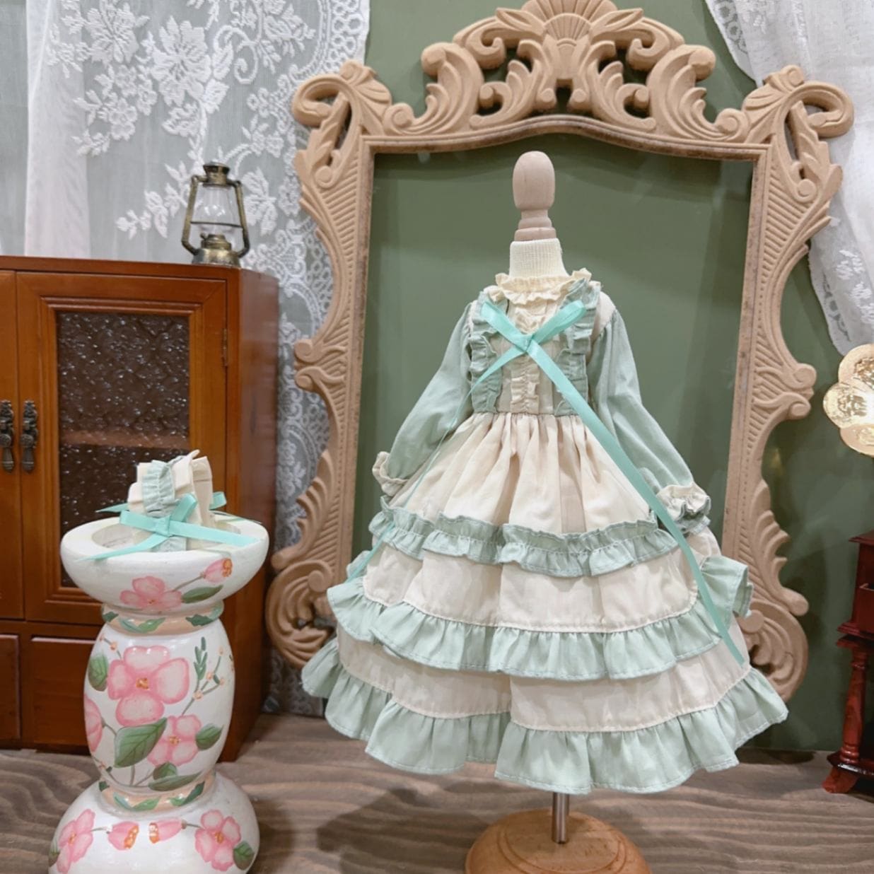 AF10241【Xmya】1/3Blythe,SD/DD,MSD,幼SD洋服2点セット