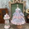 AF10242【Xmya】Blythe,SD/DD,MSD,幼SD洋服2点セット|ドレス|◆ドール洋服（種類別）