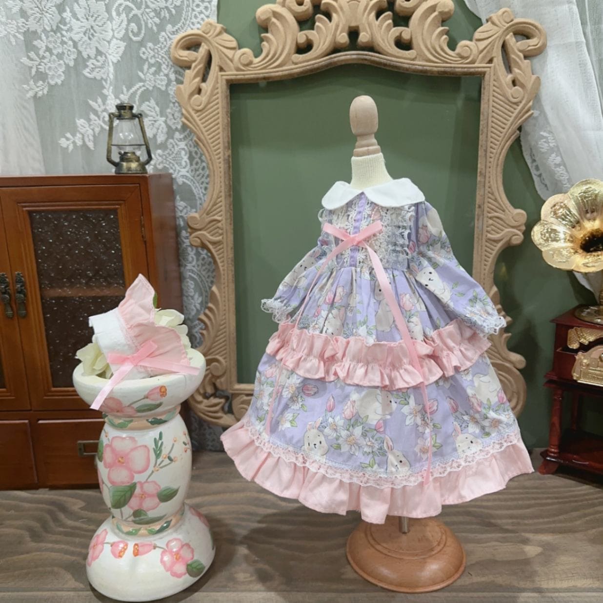 AF10242【Xmya】1/3Blythe,SD/DD,MSD,幼SD洋服2点セット