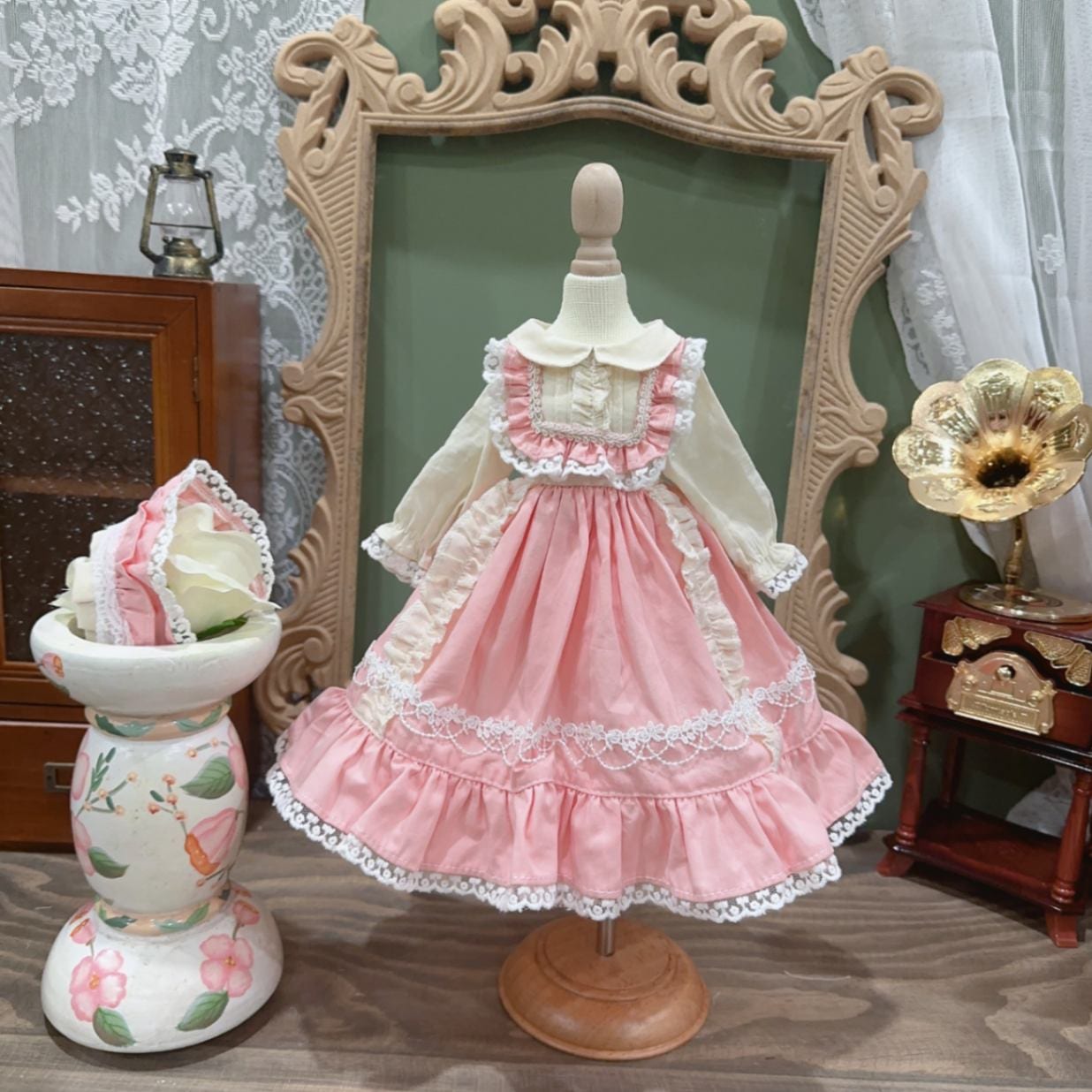 AF10243【Xmya】1/3Blythe,SD/DD,MSD,幼SD洋服2点セット