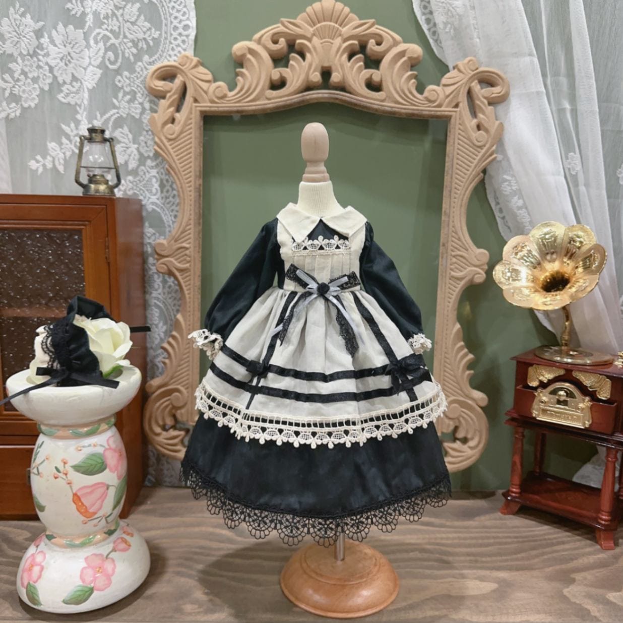 AF10244【Xmya】1/3Blythe,SD/DD,MSD,幼SD洋服2点セット