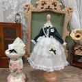 AF10246【Xmya】Blythe,SD/DD,MSD,幼SD洋服2点セット|ドレス|◆ドール洋服（種類別）