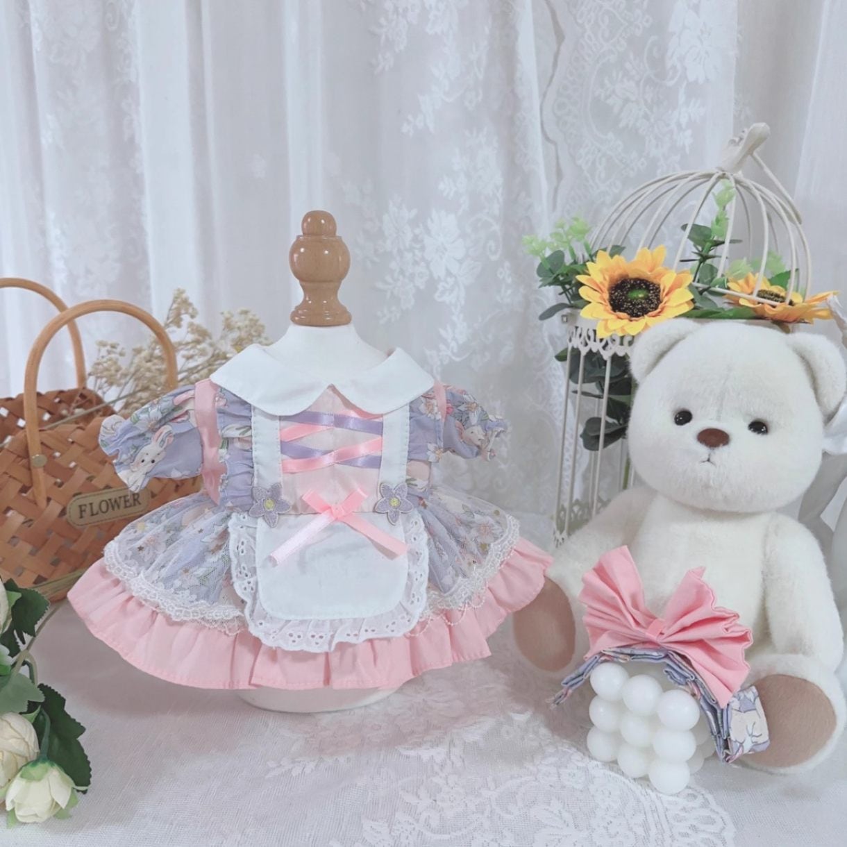 mhy0069【SENDOLL】ぬいぐるみ人形用洋服2点セット
