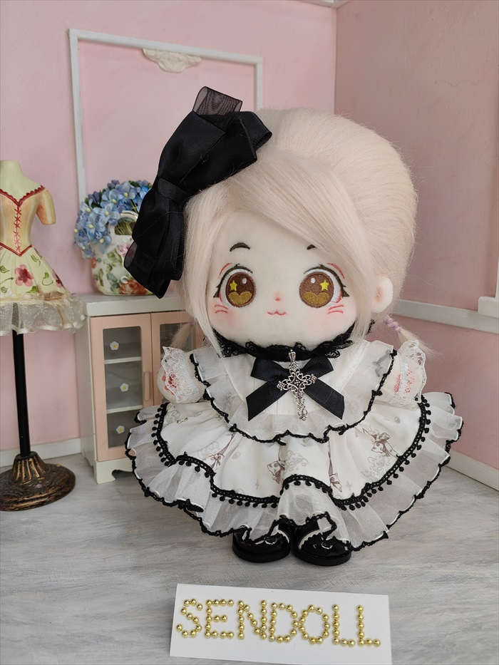 mhw0078【SENDOLL】20cmぬいぐるみ人形フルセット